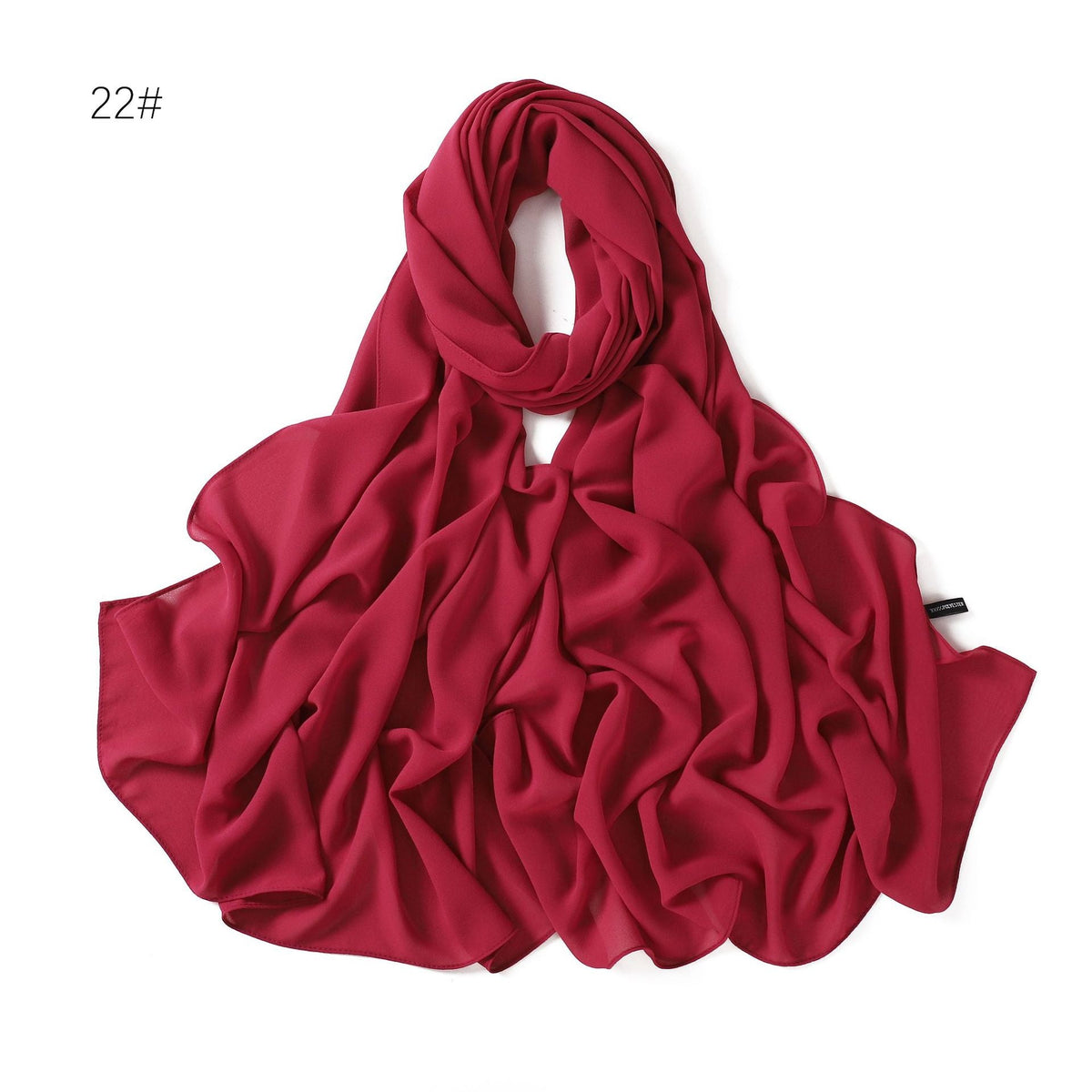 Soft Draping Solid-color Scarf For Women