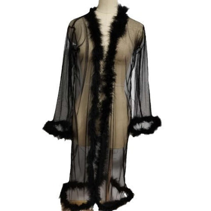 Long Robe Underwear Set For Women
