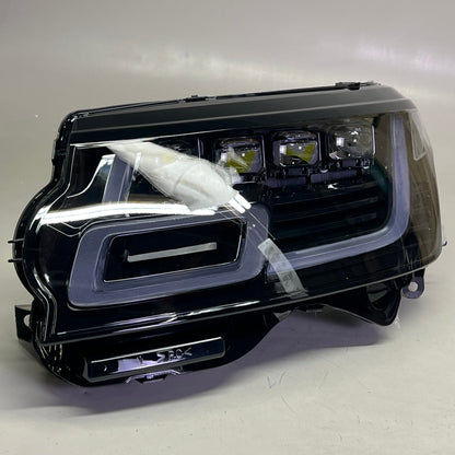 REEPU (2 Pcs) Car Headlights Sz 17" L x 10" H Black