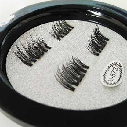 Single magnet realistic eyelashes