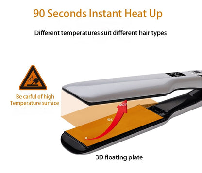 Straight Roll Dual Purpose LCD Display Wide Plate Perm