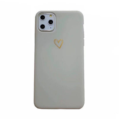 Compatible with Apple, Simple small love iPhone case
