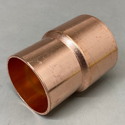 MUELLER (2 PACK) Copper Solder Joint Fittings 2-5/8 x 2-18 As-is(See Images) Brass E118