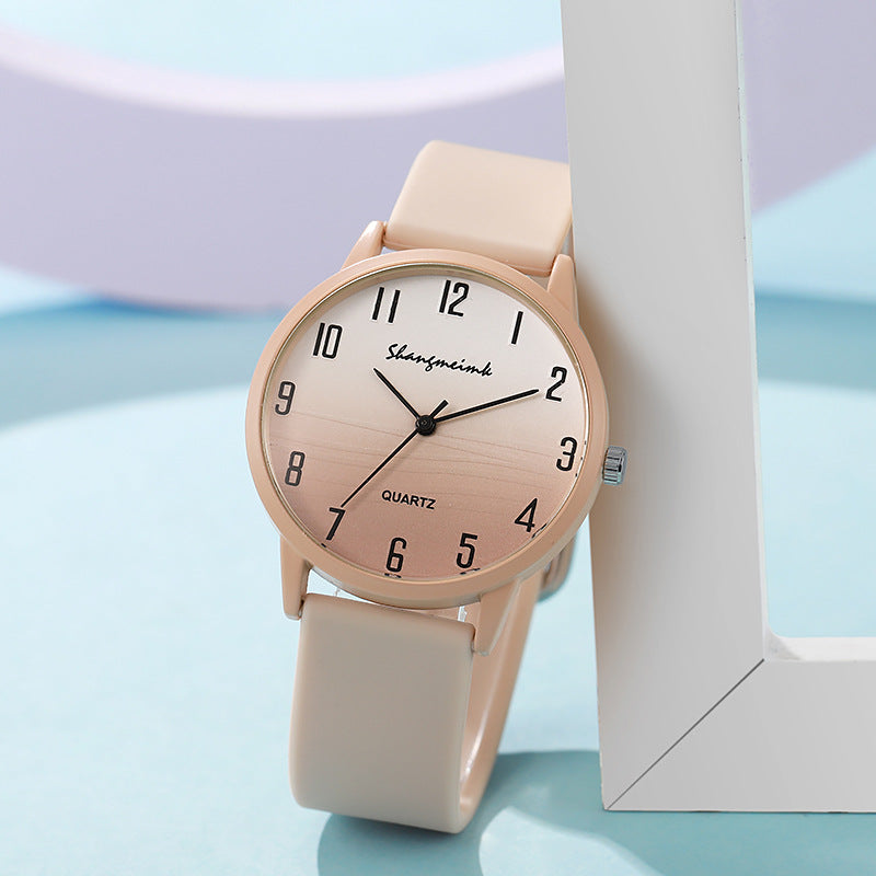 Casual Simple Jelly Color Women's Watch