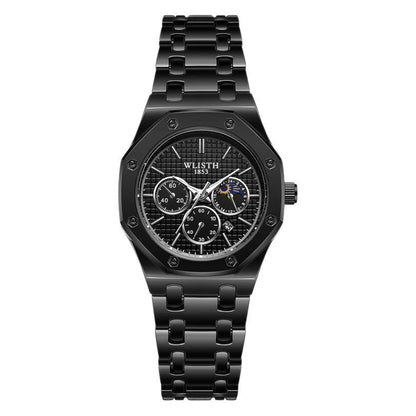 Women's Watch Luminous Steel Strap Calendar