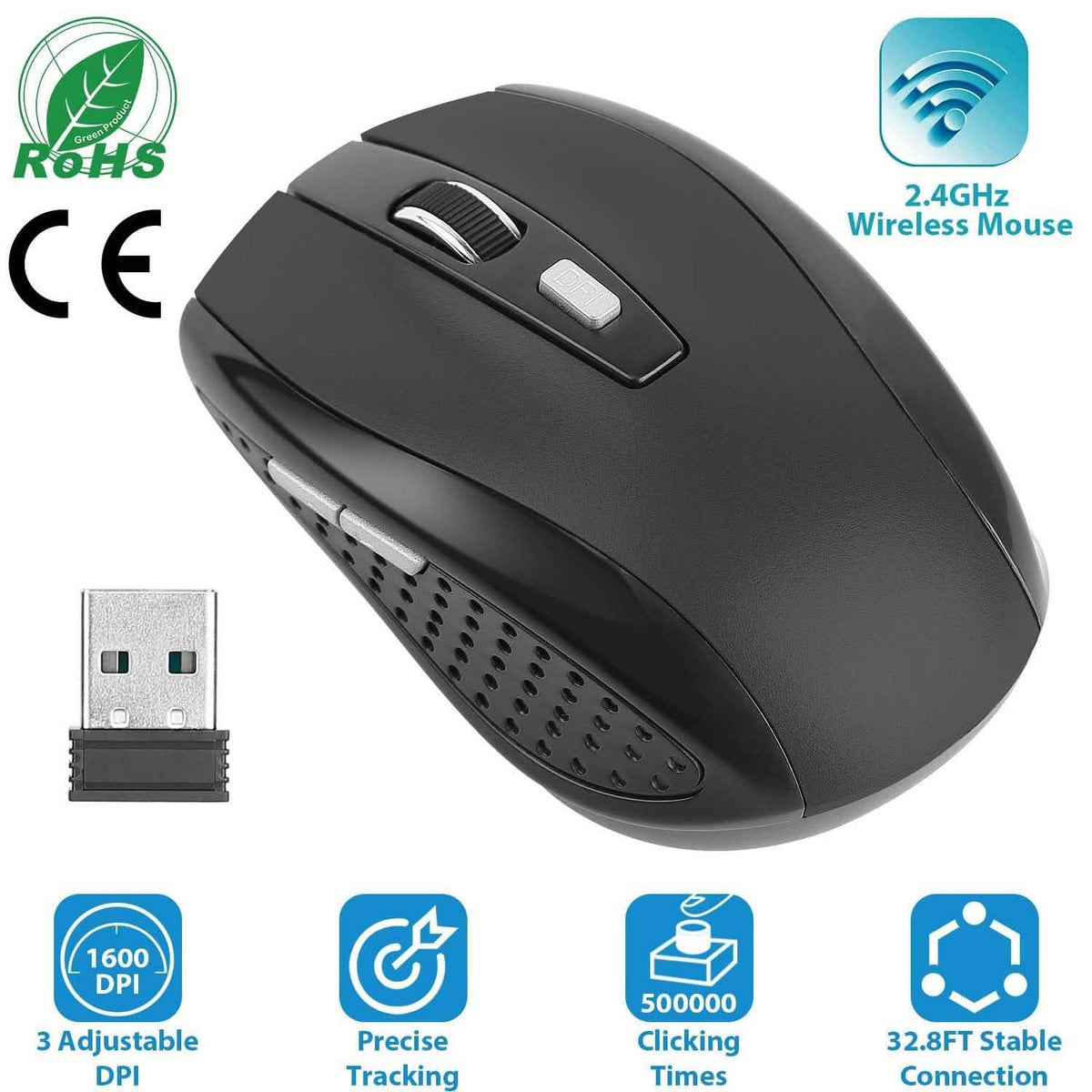 2.4 G Wireless Gaming Mouse Optical