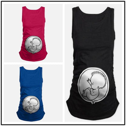 Baby Print Maternity vest