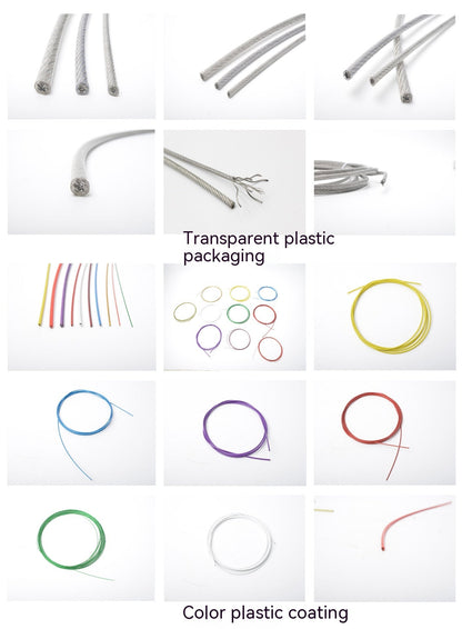 304 Stainless Steel Invisible Anti-theft Protecting Wire Net Steel Wire Coated Rope Steel