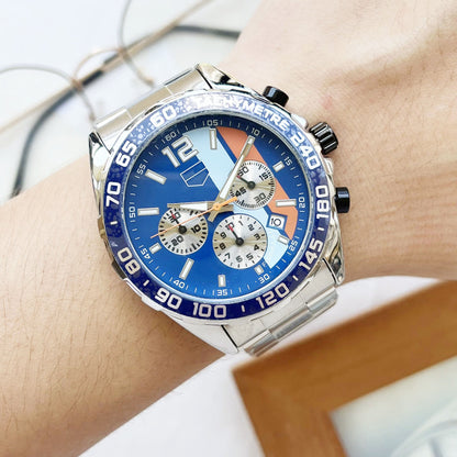 Men's Multifunction Leather Watch
