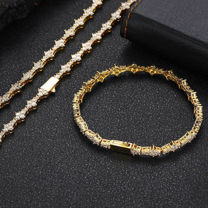 Zircon Tennis Fashion Brand Ornament Full Diamond Necklace