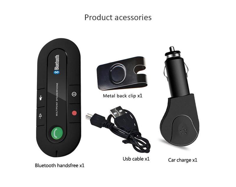 Bluetooth Car Visor Speakerphone