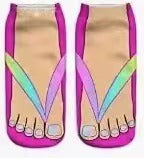 3D-printed Flip-flop Toe Socks