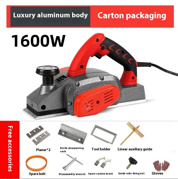 Household Desktop Electric Push Planer Planer Carpenter Small Wood Planer Tool