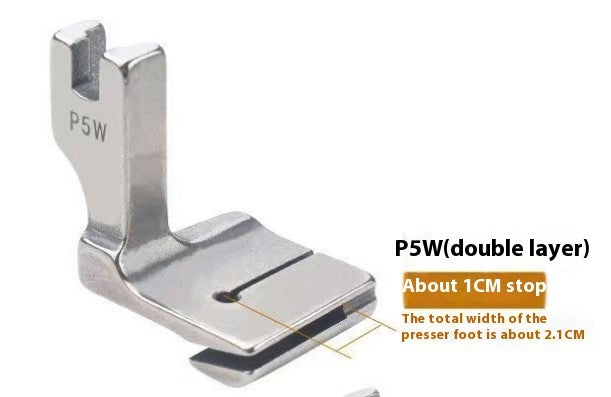 Flat Wrinkle Presser Foot for Industrial Sewing Machine