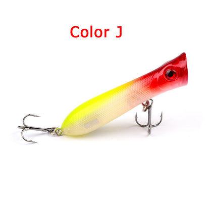 Popalua 8CM-12g black hook plastic fishing lure