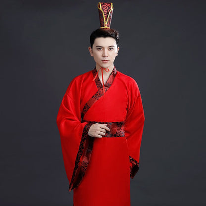 Tang Suit Spring And Autumn Battle Han Chinese Clothing For Men