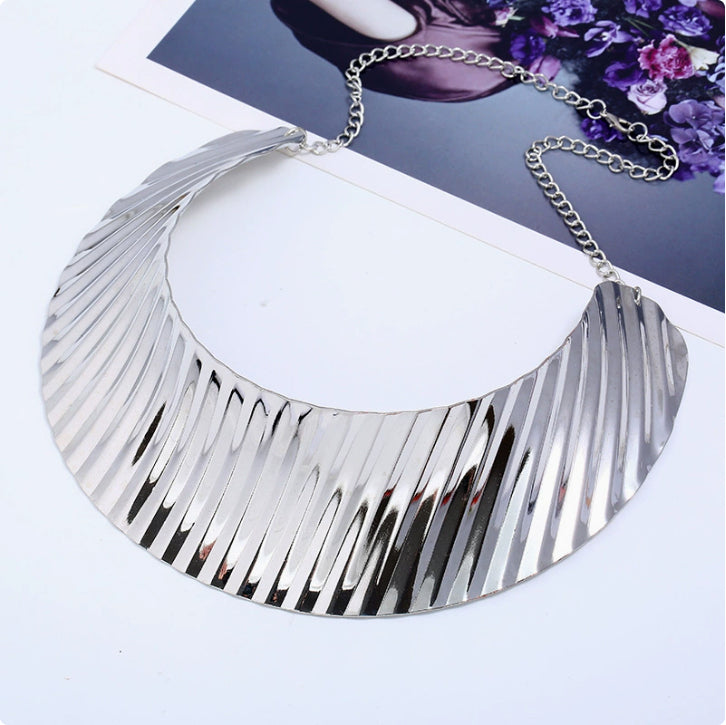 Multicolour Metal Choker Necklaces