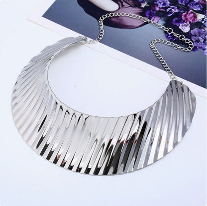 Multicolour Metal Choker Necklaces