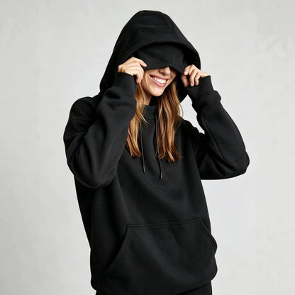 Solid Color Loose Casual Pullover Women's Clothing