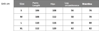 Flame Embroidery Casual Jeans Men