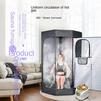 Portable Sauna Tent Five-Sided Home Bracket Steam Bath Box