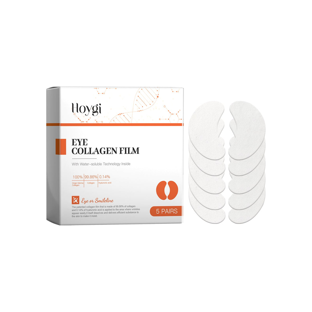 Hydrolyzed Collagen Patch Eye Collagen Patch Improves Eye Bags Hydrating Eye Patch