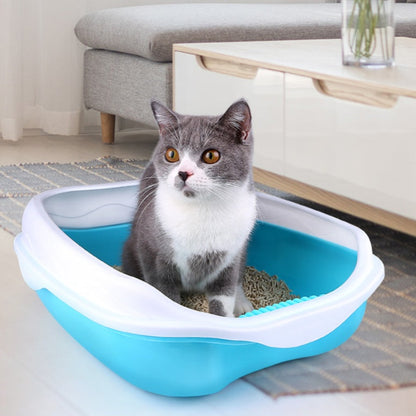 Semi Enclosed Cat Sized Thickened Splash Proof Toilet