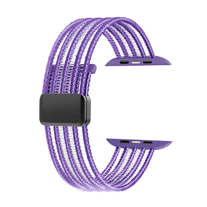 Nylon Magnetic Watch Strap Compatible With Select Smartwatches