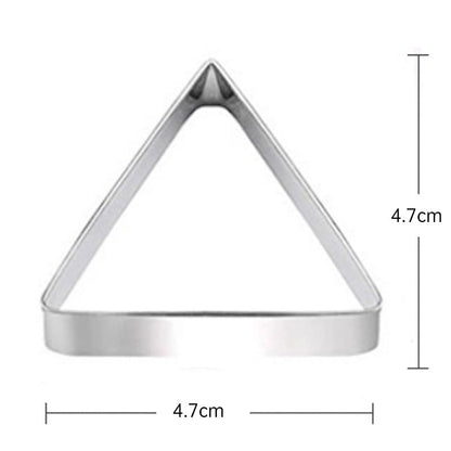 Sugar Candy Tools: Stainless Cutters, Choco Molds, Umbrella Cutter, 6 - pce Biscuit Kit for Fam & Party