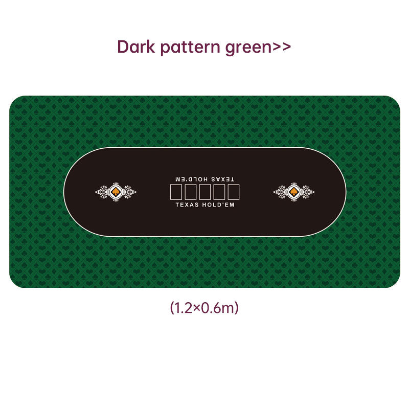 Dezhou playing card pad tablecloth table cushion square round chip rubber cushion playing card table top cushion