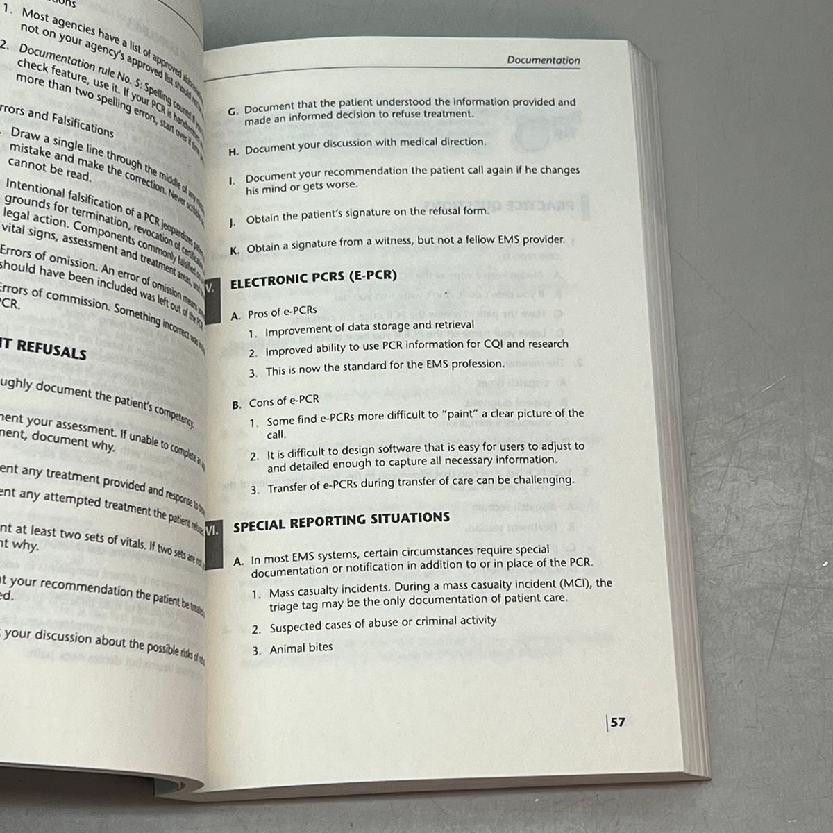 EMT PREPERATION CRASH COURSE  2nd Edition Paperback By Christopher Coughlin Ph.D