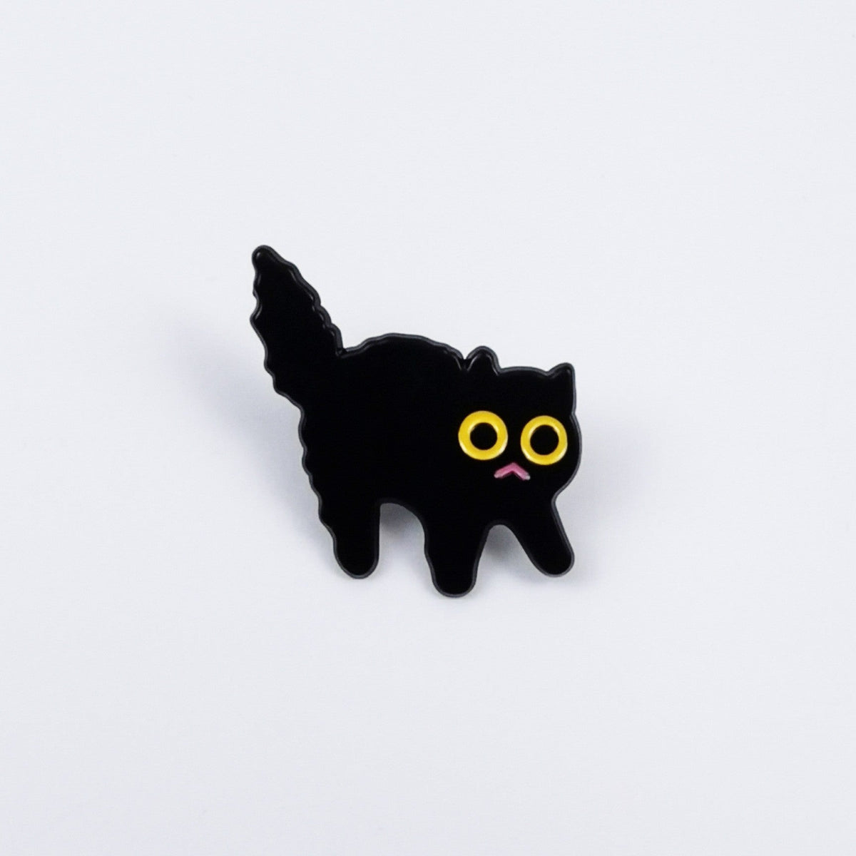 Black Catstyle Brooch, Versatile And Niche, Made Of Alloy For Clothing