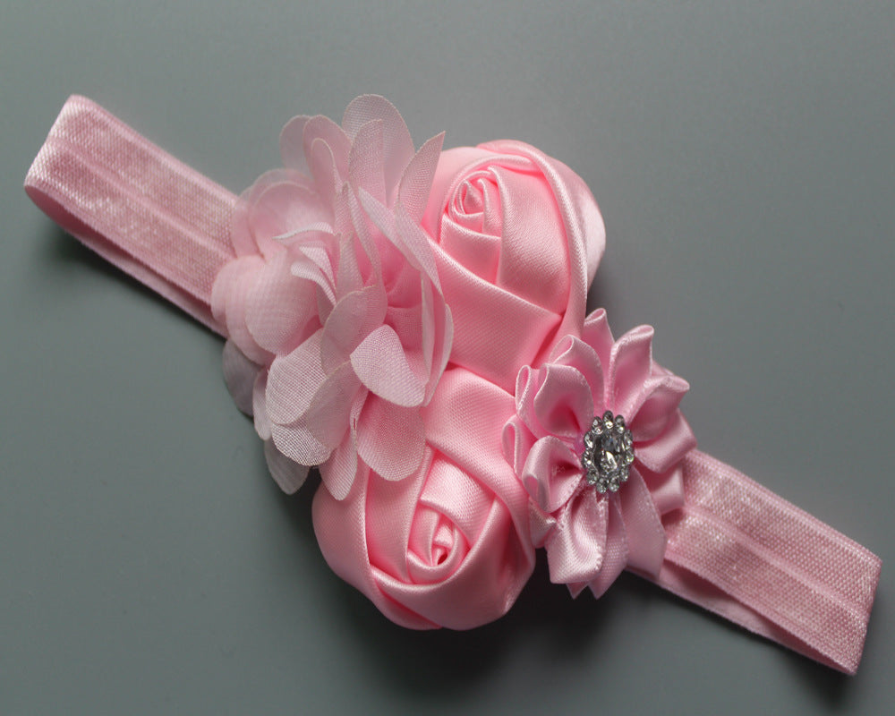 Children's Chiffon Rose Elastic Hair Band