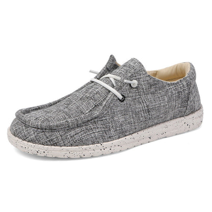 Canvas Casual Shoes Large Size Men's Loafers