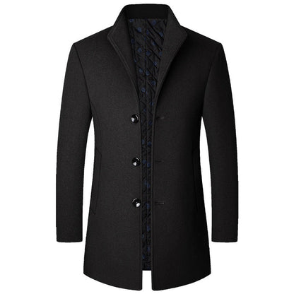 Autumn And Winter Casual Woolen Coat Men