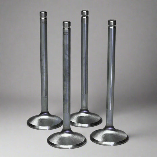 (Set of 4) Super Duty Steel Intake Valves 2.05+1.6 EX 1070, Silver