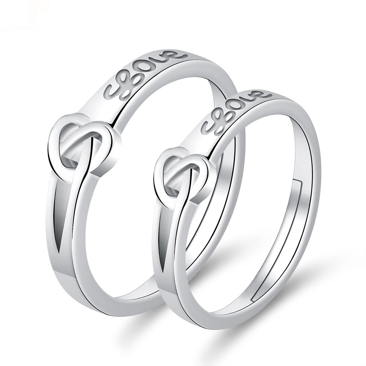 Moissanite Engagement Couple Couple Rings