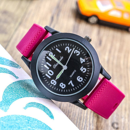 Soft-decorated Waterproof Watch For Children