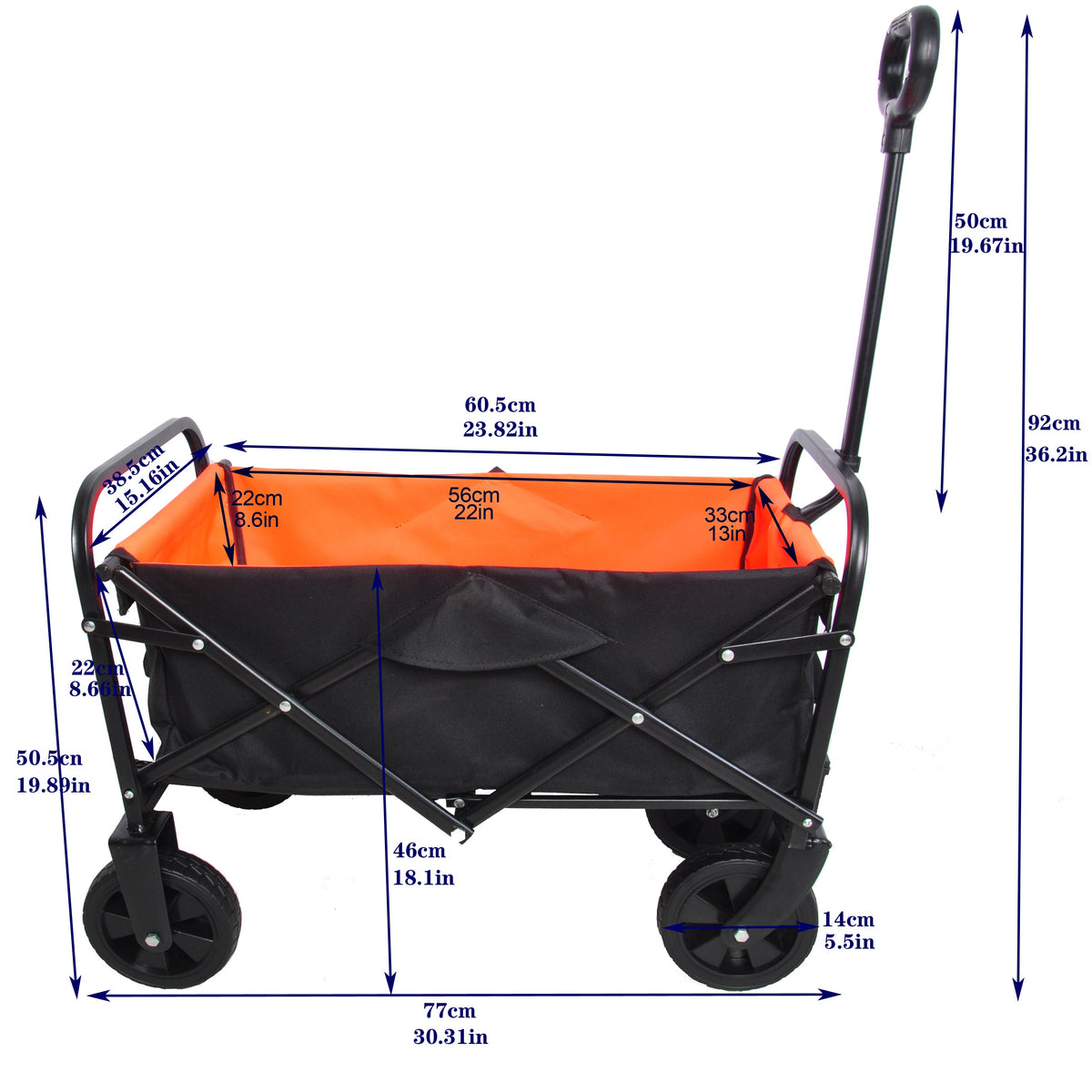 Folding Wagon Garden Shopping Beach Cart