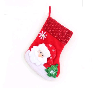 Santa Claus Socks Christmas Tree Pendant