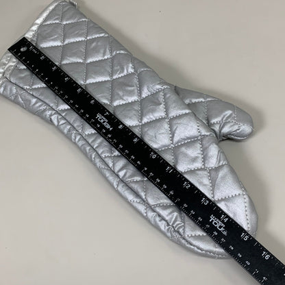 INTEDGE MANUFACTURE INC. Restaurant Grade Silicone Coated Mitts Silver 17" USA