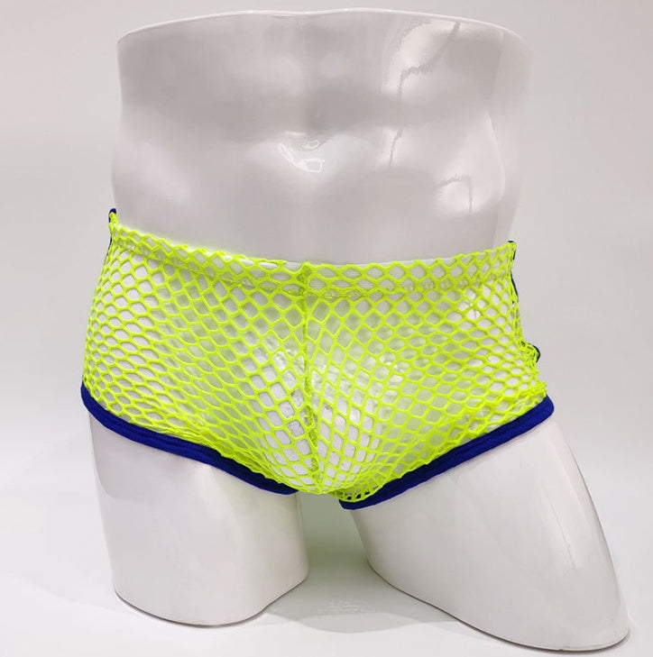 Men's Underwear Sexy Mesh Breathable Boxer Briefs