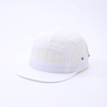 Men's And Women's Identical Simple Quick-drying Water-resistant Mesh Drawstring Design Street Trendy Short Brim Baseball Cap Suitable For Going Out For Photos And Daily Skateboarding Use