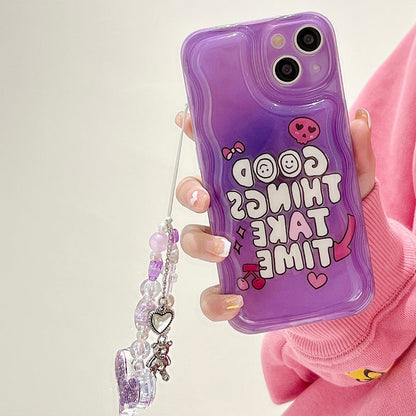 Graffiti English Love Chain Is Suitable For 14 Mobile Phone Case