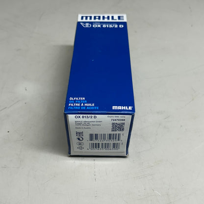 MAHLE Engine Oil Filter Replacement Part For BMW OX813/2D