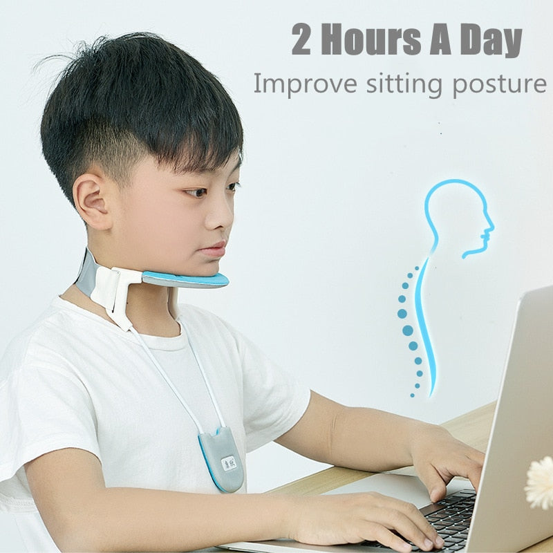 Lightweight NECK Helper Braces Pain,Supports Improving Forward Head Posture with heat  Discreet Comfortable Cervical Collar