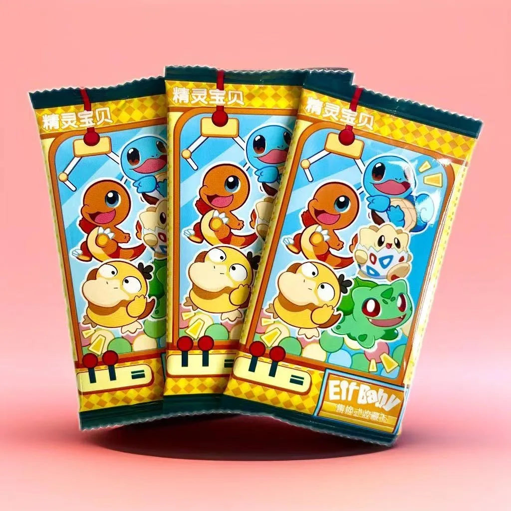 Mika's first Pok é mon collection interchangeable hidden cards character cards flash cards