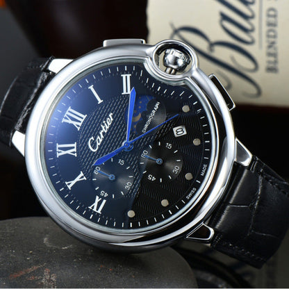 New Mens Business Watch With A Rubber Strap