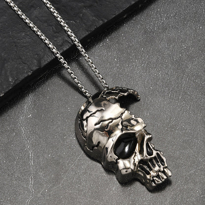 Mens Hip-Hop Retro Statement Pendant Necklace