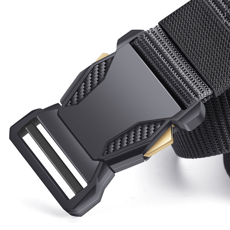 Outdoor Men's Nylon Canvas Tactical Belt